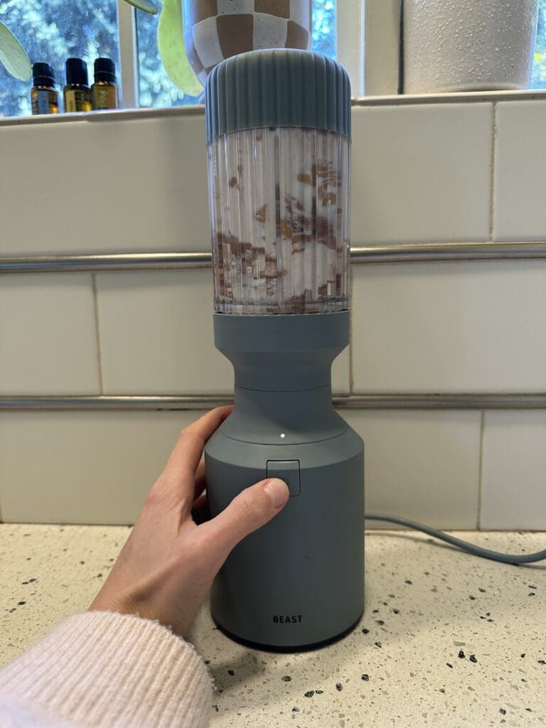 Smoothie with breastmilk in Beast Blender