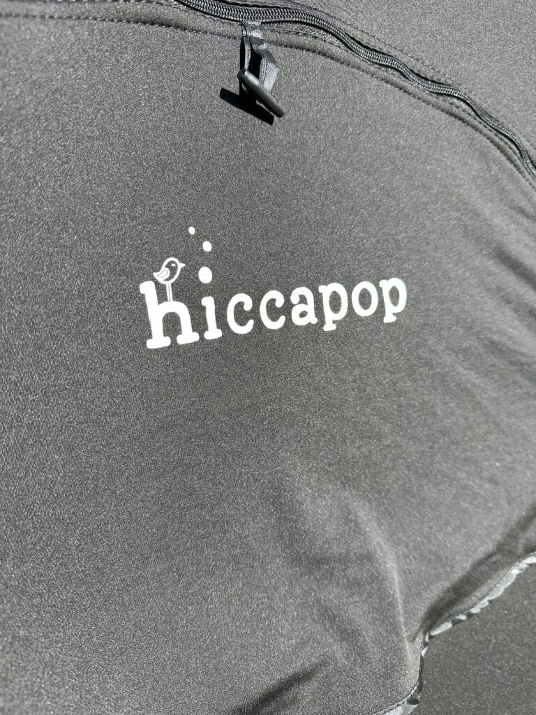 Hiccapop Baby Blackout Tent Material with logo