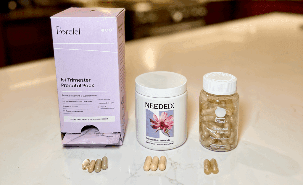 Needed vs. Perelel vs. Ritual Prenatal Vitamins Honest Review