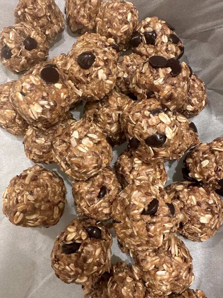 Lactation Cookie Balls with Brewers Yeast 
