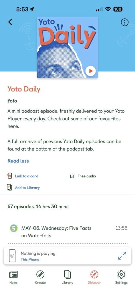 Yoto Daily 