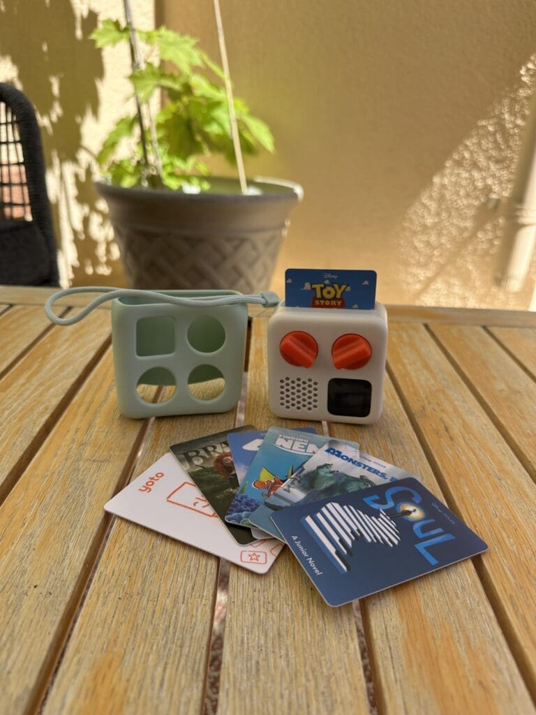 Yoto vs. Tonies Player Yoto With Cards and Accessories