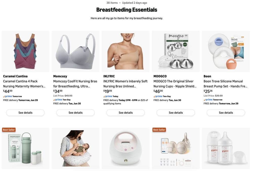 Breastfeeding Essentials Products For New Moms